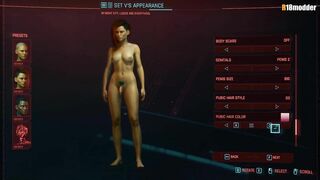 Cyberpunk 2077 - Female Character has a Penis (Shemale)