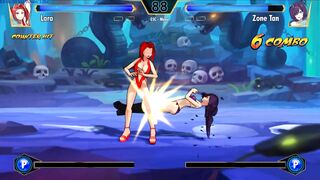 Hentai Key Girl - Lara Lewd versus Zone Tan -