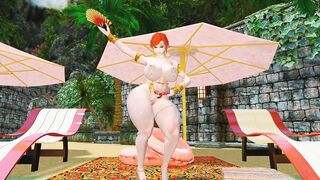 Skyrim THICC Redhead Elf Cammi Summer Ride