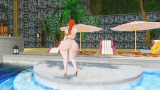 Skyrim THICC Redhead Elf Cammi Summer Ride