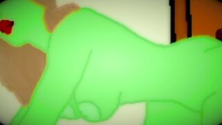Inside Wet Alien Pussy