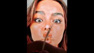 ADDISON RAE FACIAL CUM TRIBUTE