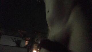 住宅街を深夜に全裸勃起で徘徊してみる。近所にはバレている模様　0124　雨