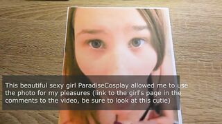 Masturbation on Photo ParadiseCosplay. Sweet Girl Asks for a Treat