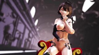 【R18-MMD】when the Boob Physics Kinda Failed XD