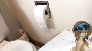 SOF: Cumming on Tan Anime Girl