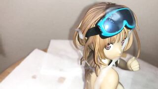 SOF: Cumming on Tan Anime Girl