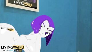 21 YEARS Hentai Version of RAVEN T TITANS Anime REAL Waifu Shake Japanese Animation Big Ass Cosplay
