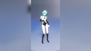 【r-18 MMD】Genshin Impact Eula's Strip Dance 优菈脱衣舞