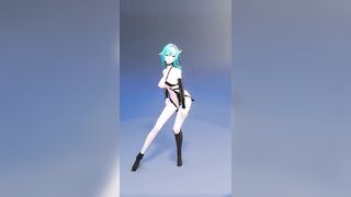 【r-18 MMD】Genshin Impact Eula's Strip Dance 优菈脱衣舞