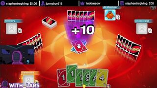 Uno never Ends well - Board Game Shenanigans - Uno Gameplay - Twitch: With_Lars