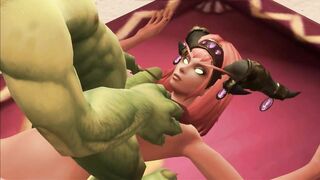 Baby Dwarf Fucked Tall Beauty | World Warcraft Porn