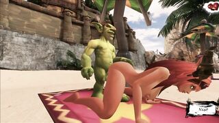 Baby Dwarf Fucked Tall Beauty | World Warcraft Porn