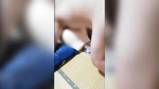 ラグビー部のデカチン男がオナホを固定して正常位で中出し Big Cock Man of Rugby Club Fixes Onaho and Vaginal Cum Shot at Missionar