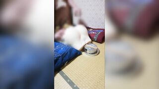 ラグビー部のデカチン男がオナホを固定して正常位で中出し Big Cock Man of Rugby Club Fixes Onaho and Vaginal Cum Shot at Missionar