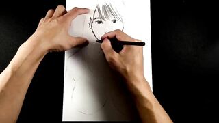 Pencil Sketch Porn Star(Big Breasts)