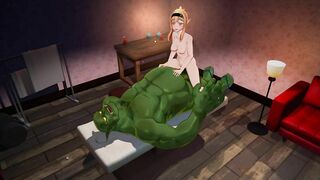 Elf Fucked by an Orc