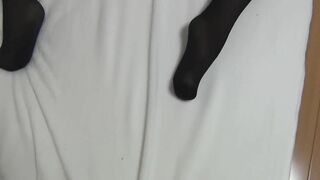 Japanese Amateur Boy, Cumshot in a Big Boobs Love Doll Wearing Shorts,second