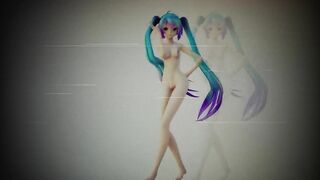 MMD R18+ 4k Miku Micro Bikini Expectations [with Effects]