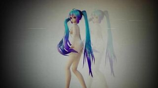 MMD R18+ 4k Miku Micro Bikini Expectations [with Effects]