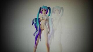 MMD R18+ 4k Miku Micro Bikini Expectations [with Effects]
