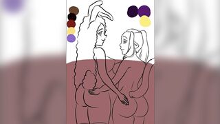 Kiki + Indi Speed Paint // San Amour