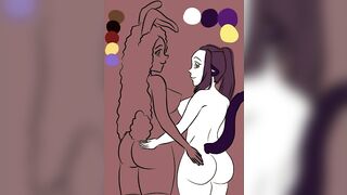 Kiki + Indi Speed Paint // San Amour
