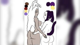 Kiki + Indi Speed Paint // San Amour