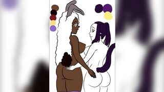 Kiki + Indi Speed Paint // San Amour