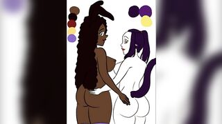 Kiki + Indi Speed Paint // San Amour