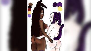 Kiki + Indi Speed Paint // San Amour
