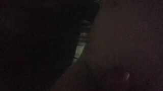 Walk around with a Naked Erection at Midnight - it became Shorter, but I got Cum as Usual 0212