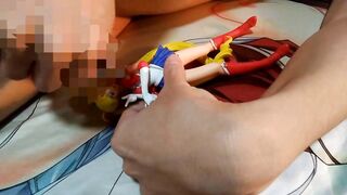 セーラームーンのフィギュアにぶっかけ顔射オナニー【キモオタクの喘ぎ声あり】