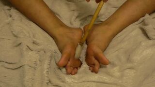 Cute Teen Feet Fetich getting Ready for Bed ASMR Summer Night