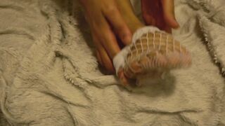 Cute Teen Feet Fetich getting Ready for Bed ASMR Summer Night