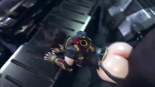 【MMD R-18 SEX DANCE】TASTY INTENSE ANAL SEX SEXY BUTT 激しいセックス [MMD]