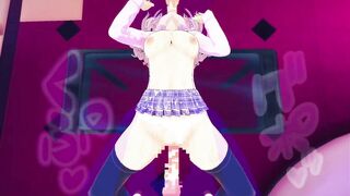 【にじさんじ/nun Bora】boraちゃんがただひたすらイラマチオするだけ♡