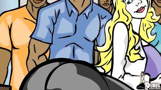 German MILF Fucked by African Immigrants