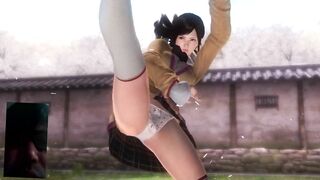 DOA5 こころのパンツを見続ける