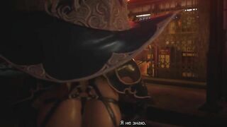 Jill as Big Breasted Sexy Witch | Resident Evil 3
