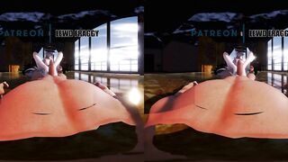 Vocaloid - Haku Footjob & Shoejob [5k VR HENTAI]