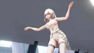 【r-18 MMD】Azur Lane HMS Sirius 碧蓝航线 天狼星 广寒宫