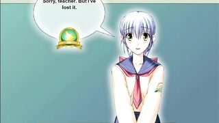 Two Hentai Schoolgirls Fucked by Strict Teacher