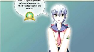 Two Hentai Schoolgirls Fucked by Strict Teacher