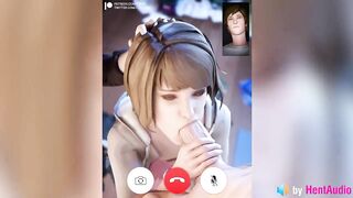 Warren being a Cuck while Chloe uses Max's Mouth on Facetime (with Sound) 3d Animation Loop Hentai