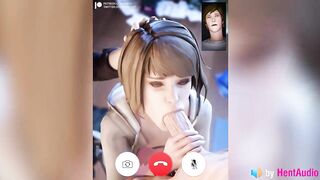 Warren being a Cuck while Chloe uses Max's Mouth on Facetime (with Sound) 3d Animation Loop Hentai
