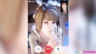 Warren being a Cuck while Chloe uses Max's Mouth on Facetime (with Sound) 3d Animation Loop Hentai
