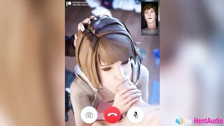 Warren being a Cuck while Chloe uses Max's Mouth on Facetime (with Sound) 3d Animation Loop Hentai