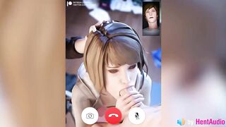 Warren being a Cuck while Chloe uses Max's Mouth on Facetime (with Sound) 3d Animation Loop Hentai