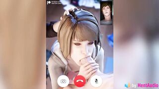 Warren being a Cuck while Chloe uses Max's Mouth on Facetime (with Sound) 3d Animation Loop Hentai